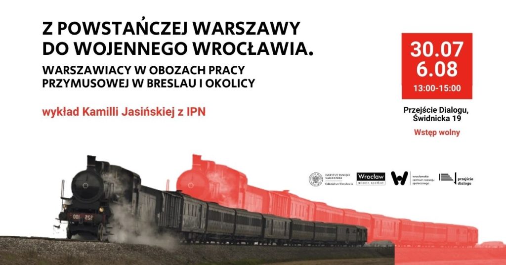 baner wykładu, na ilustracji zdjęcie pociągu ciągniętego przez lokomotywę