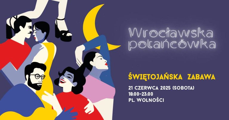 granatowe tło lewa połowa to ilustracja z bawiącymi się postaciami, po prawej stronie tytuł ne