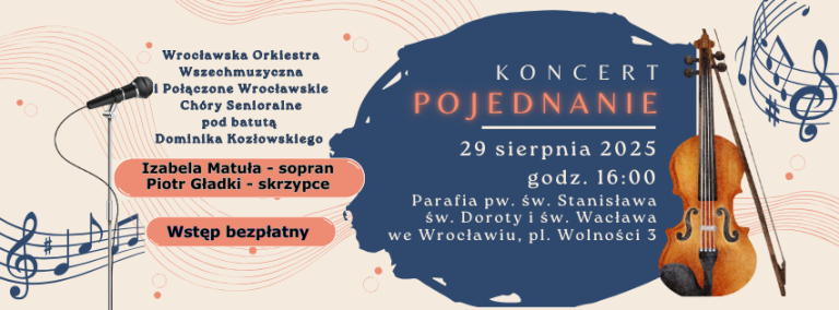 baner promujący koncert Pojednanie