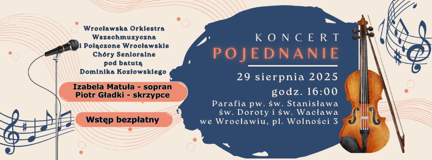 baner promujący koncert Pojednanie